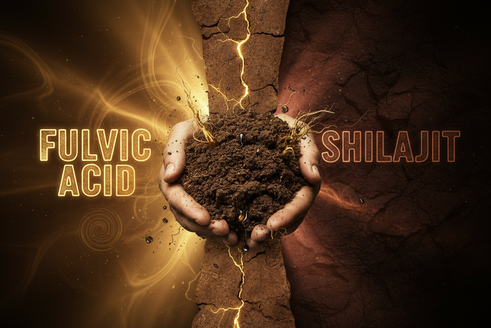 Fulvic Acid vs Shilajit: Which One Is Better for Gut and Energy?